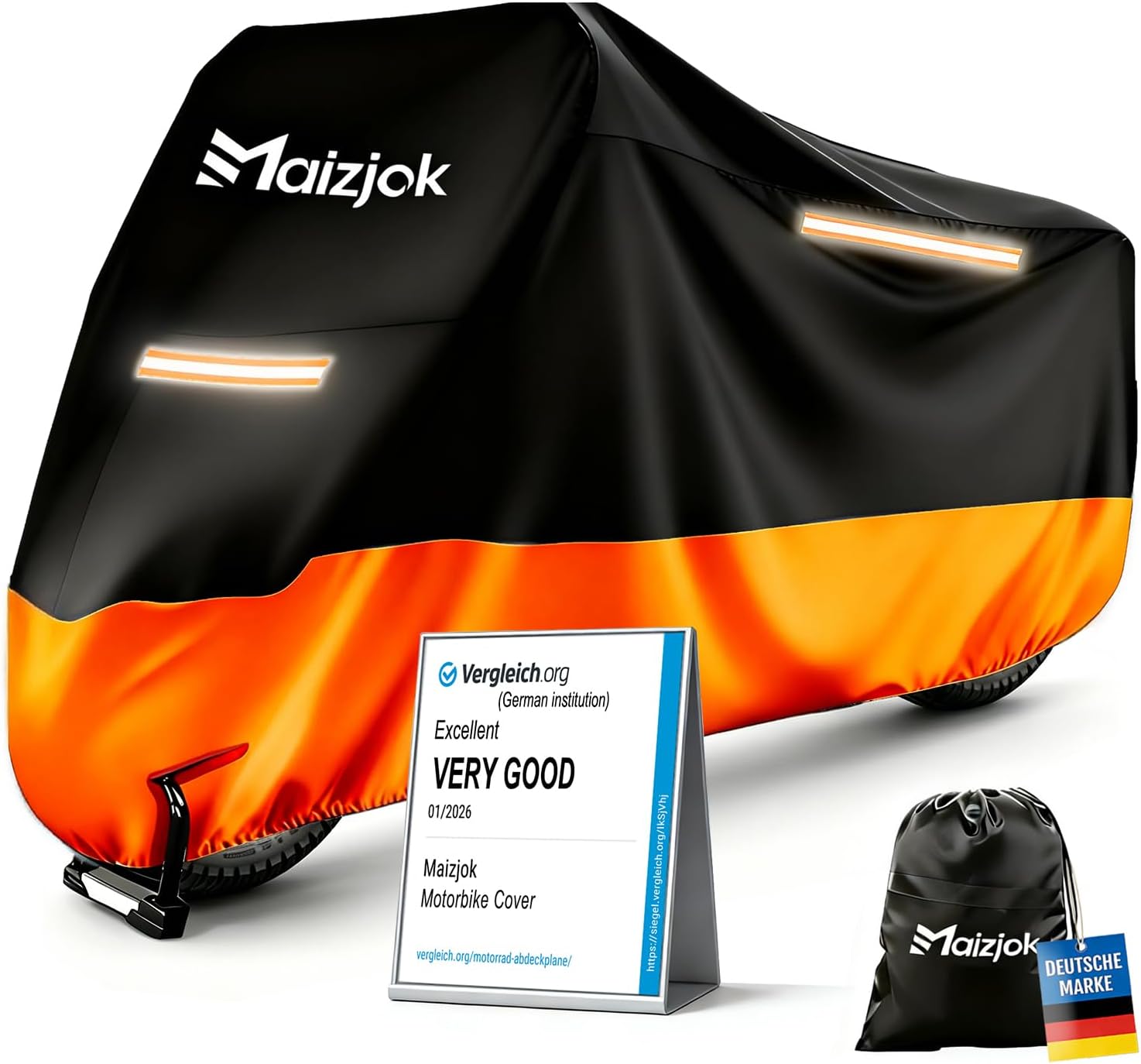 Maizjok Motorbike Cover 96.5×41.3×49.2 in 🏍