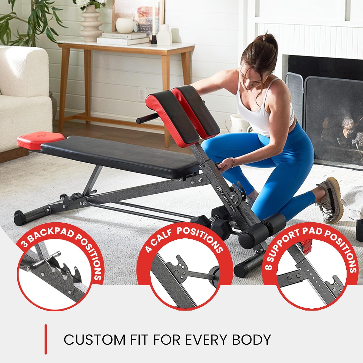Thumbnail 3 de Finer Form Multi-Functional Gym Bench – Adjustable strength equipment 🏋