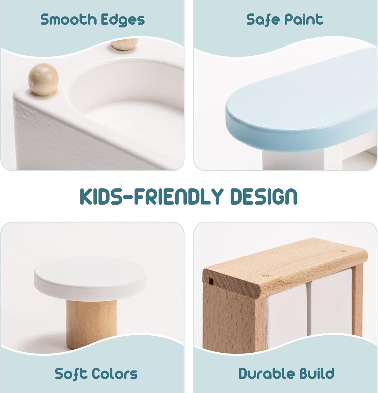 Thumbnail 2 de ROBOTIME Dollhouse Furniture 23-piece set 🪆
