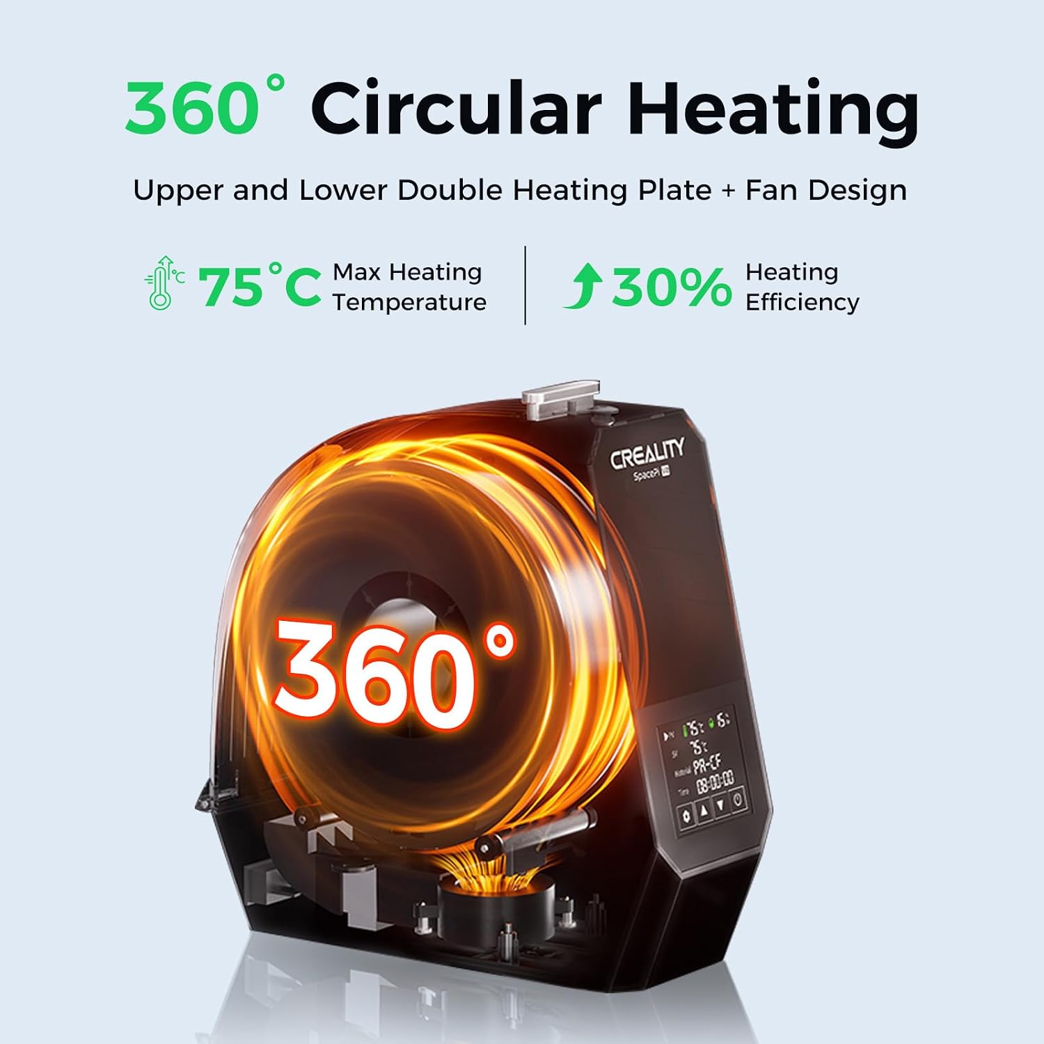 Thumbnail 4 de Creality Space Pi V2 DB-04 Filament Dryer, 75°C, 360° PTC Heating