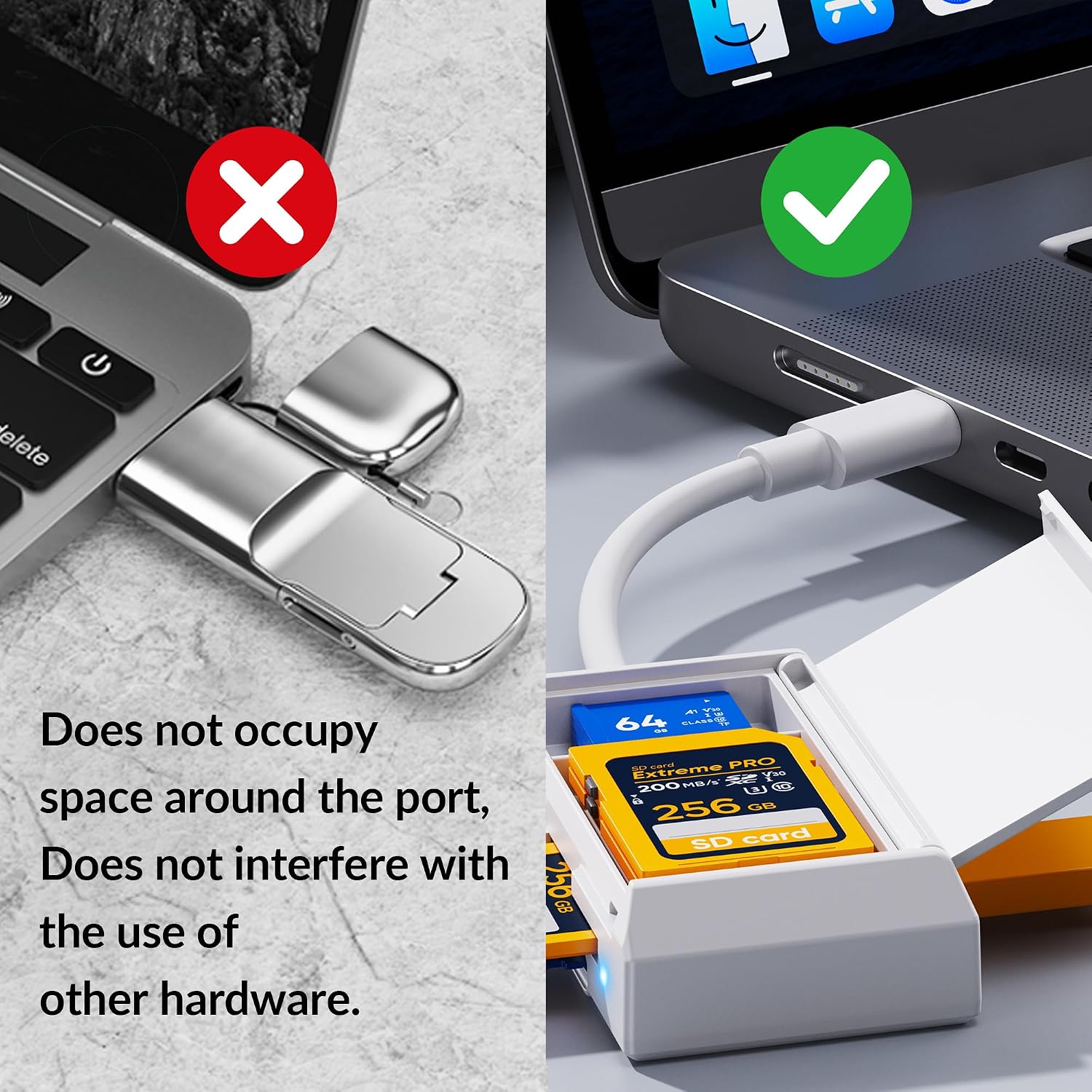 Thumbnail 4 de HOURUNTAIL SD/TF-Kartenleser USB-C Plug & Play