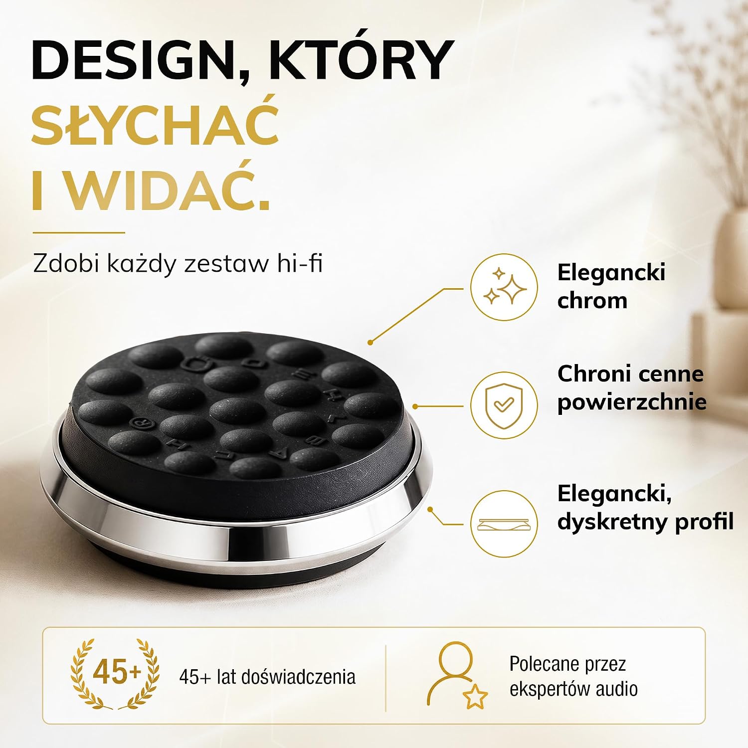 Thumbnail 6 de Oehlbach 55049 – metalowe izolatory rezonansowe do głośników, 4 sztuki