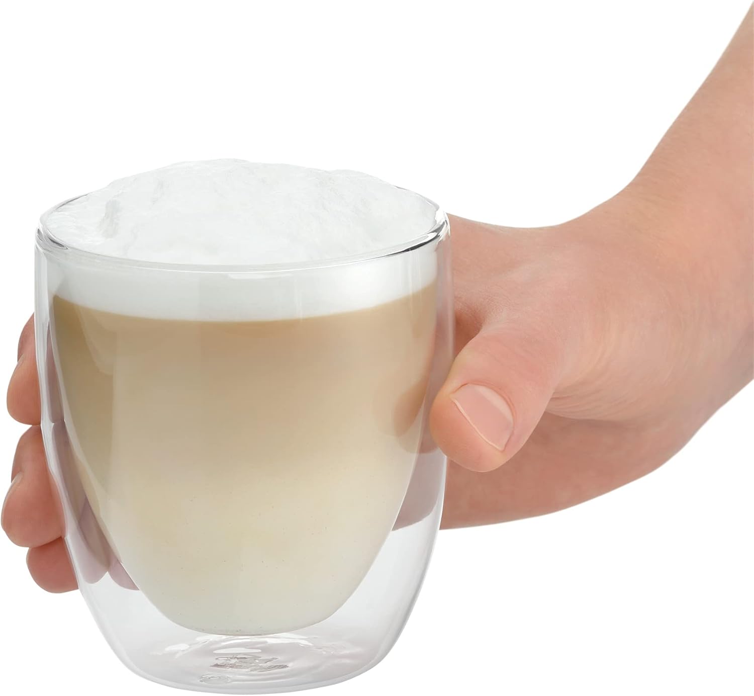 Thumbnail 5 de WMF Kult doppelwandige Cappuccino Gläser Set 6-teilig – 250 ml, schwebender Effekt, Thermogläser