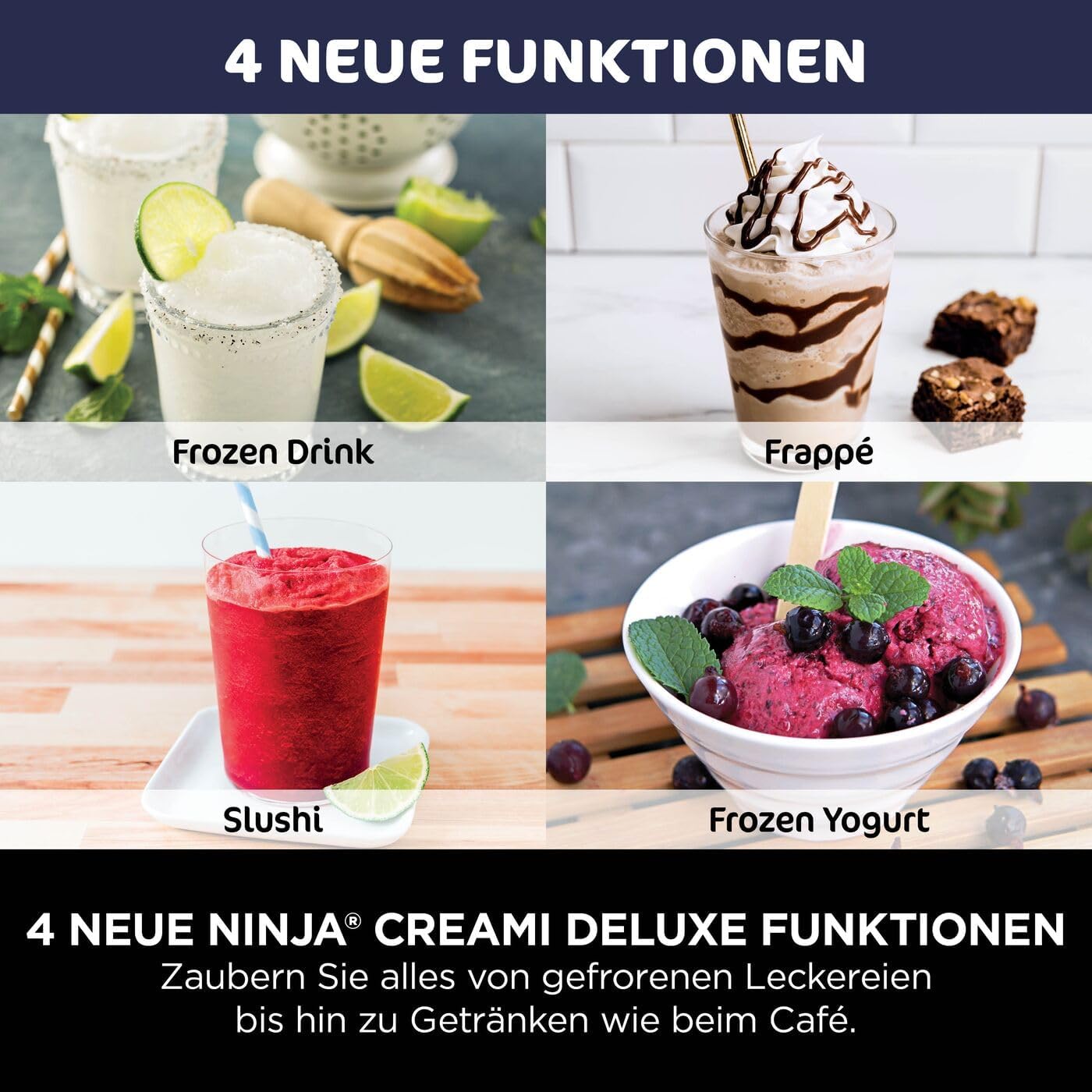 Thumbnail 5 de Ninja CREAMi Deluxe NC502EUSTGD 2 Behälter