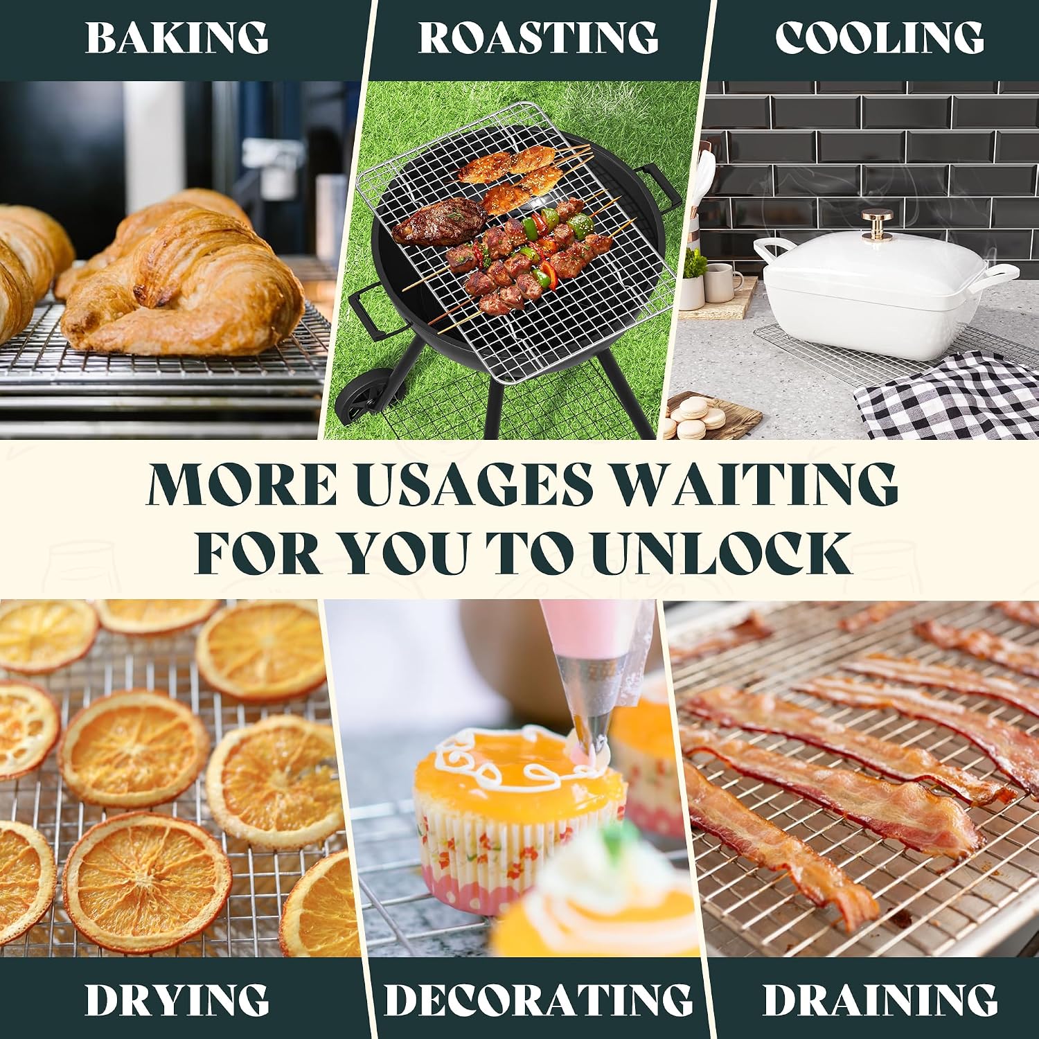 Thumbnail 6 de Cooling Racks 10 x 14.75 in