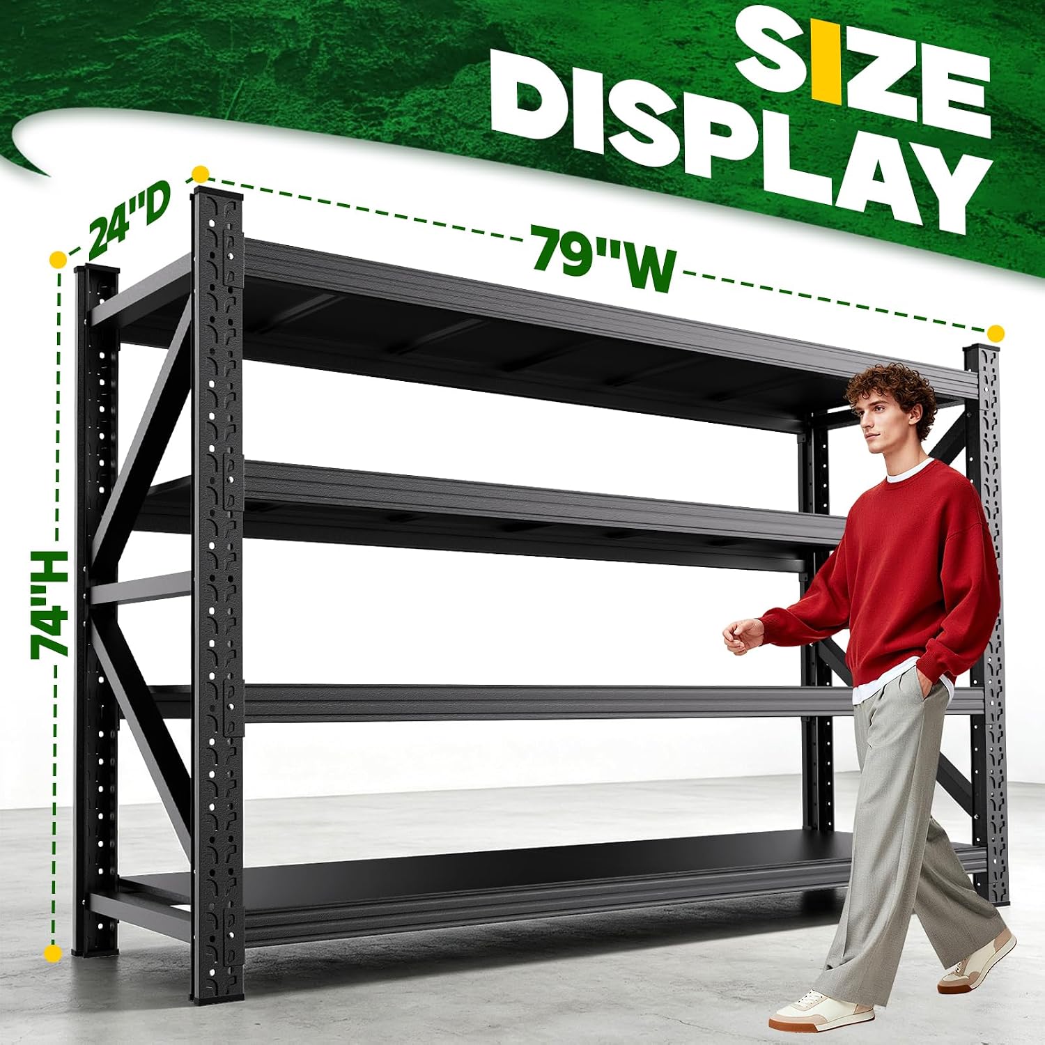 Detalle de Garage Shelving, 79-Inch Width