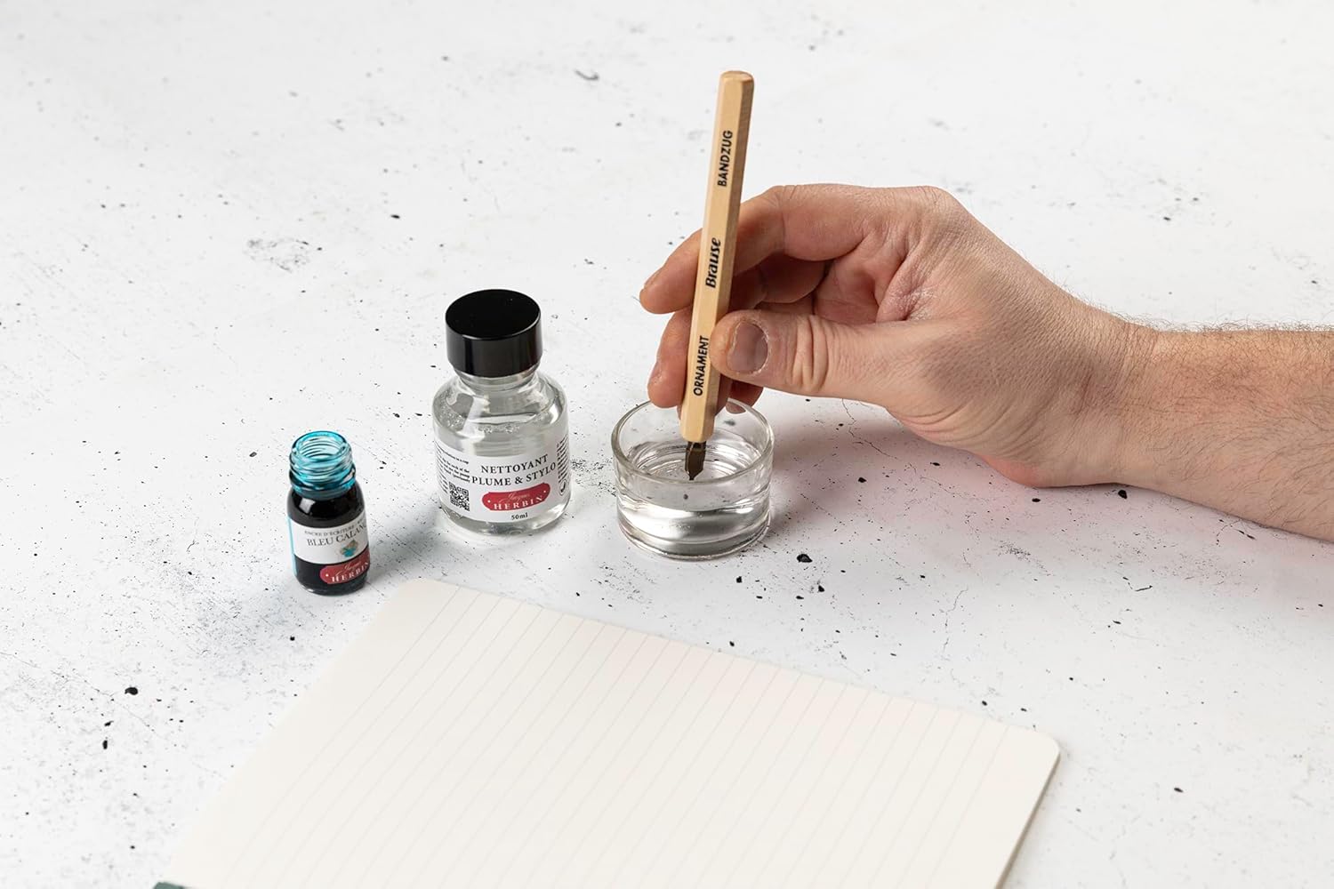 Thumbnail 4 de Herbin 12300T Inchiostro Detergente per Penne Stilografiche, 50 ml – Pulizia efficace in formato pratico