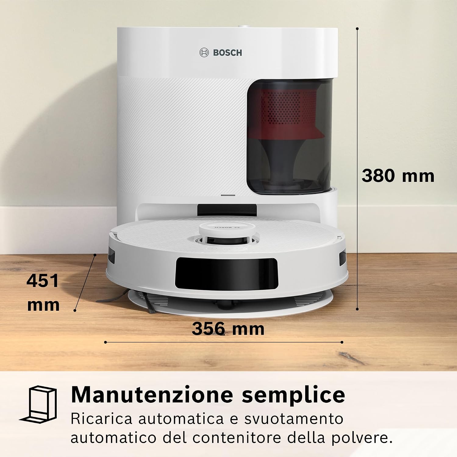 Thumbnail 5 de Bosch Spotless+Robot 11.000Pa aspirapolvere e lavapavimenti