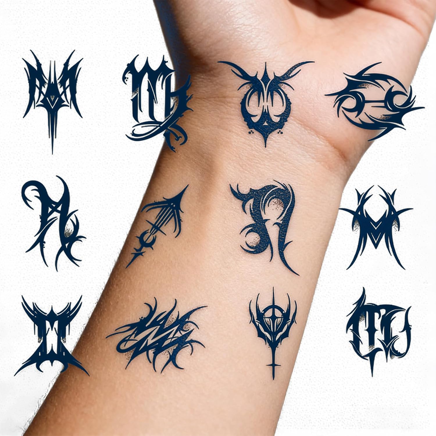 Detalle de Temporary Zodiac Tattoos, 12 Signs
