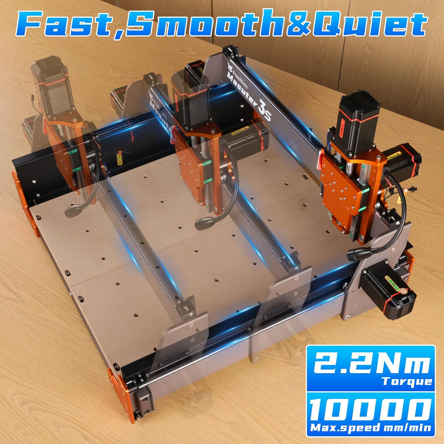 Thumbnail 2 de FoxAlien Masuter 3S CNC Router Machine 400W spindle 📷