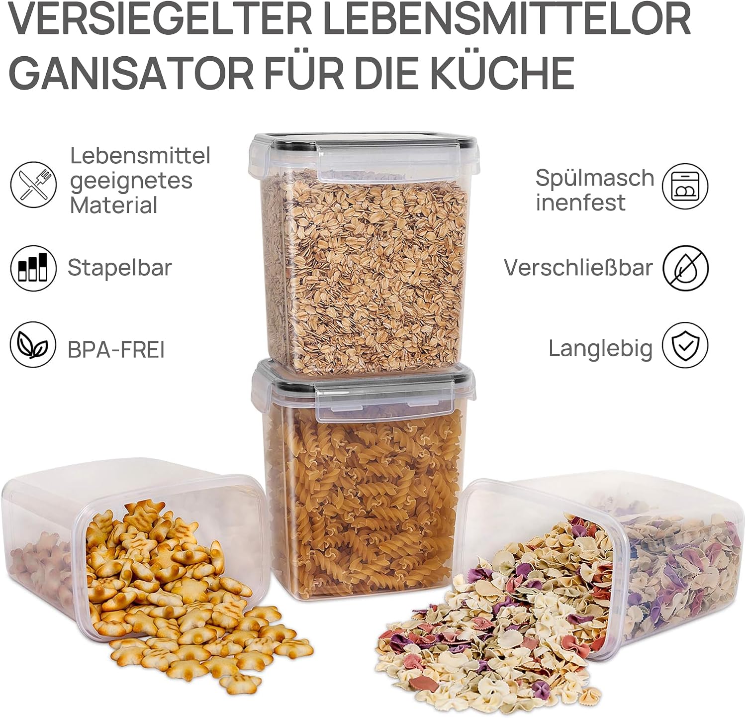 Thumbnail 5 de Vtopmart Vorratsdosen 11-teilig 🥫