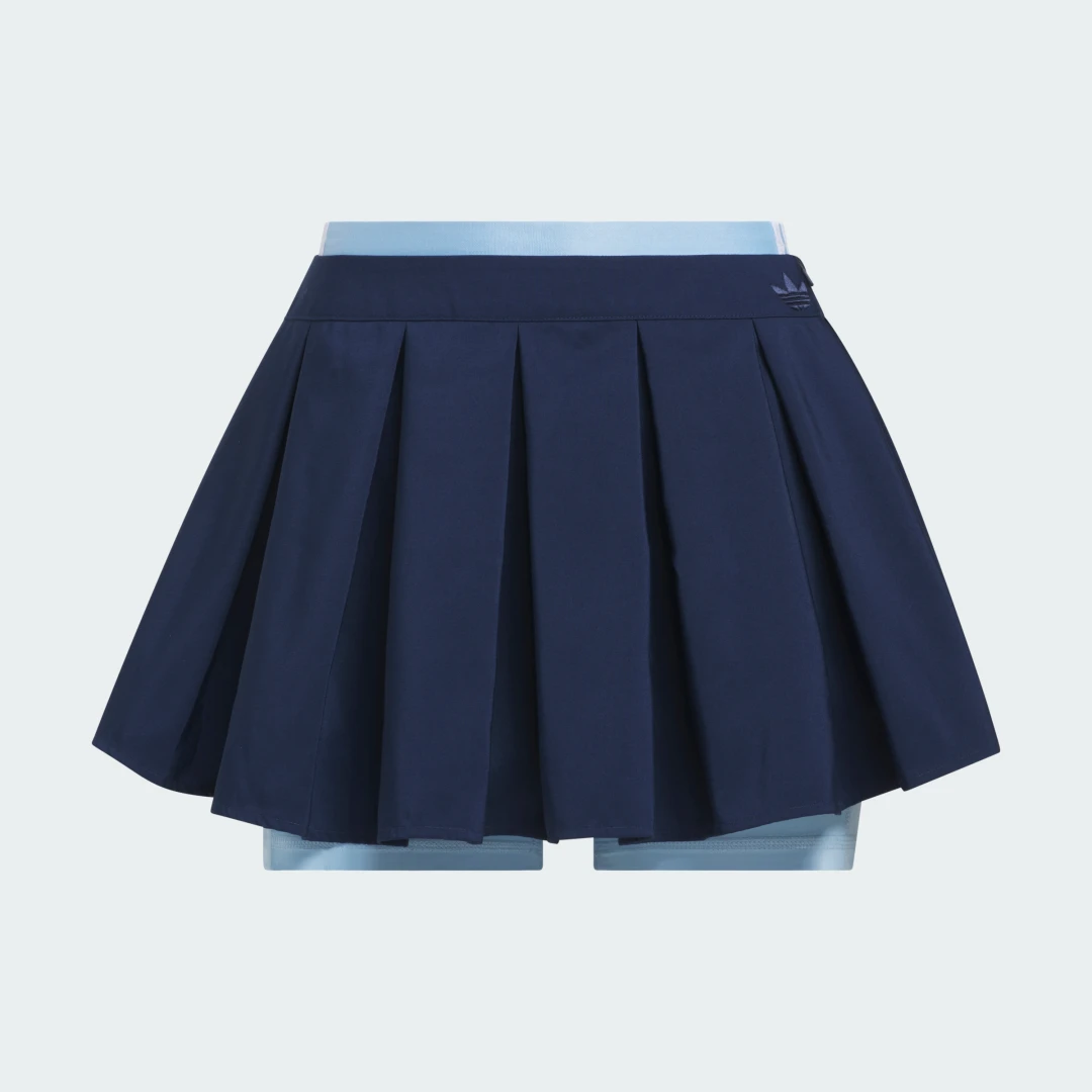 Detalle de Falda de tejido técnico Adidas — azul, para entrenamientos y uso diario