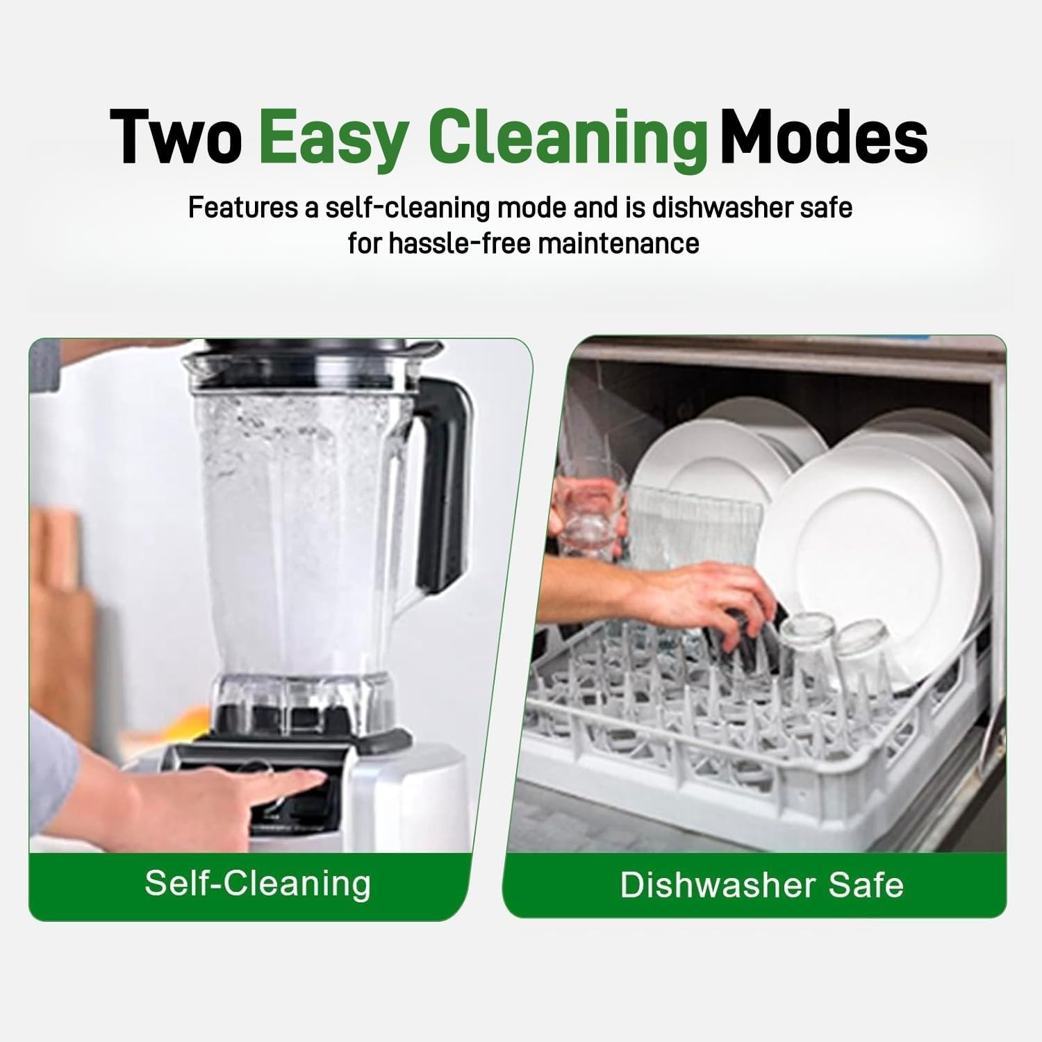 Thumbnail 5 de Kitchen in the box High Performance Jug Blender, 2L Large Capacity with 1500W — 8‑Leaf 3D Blades