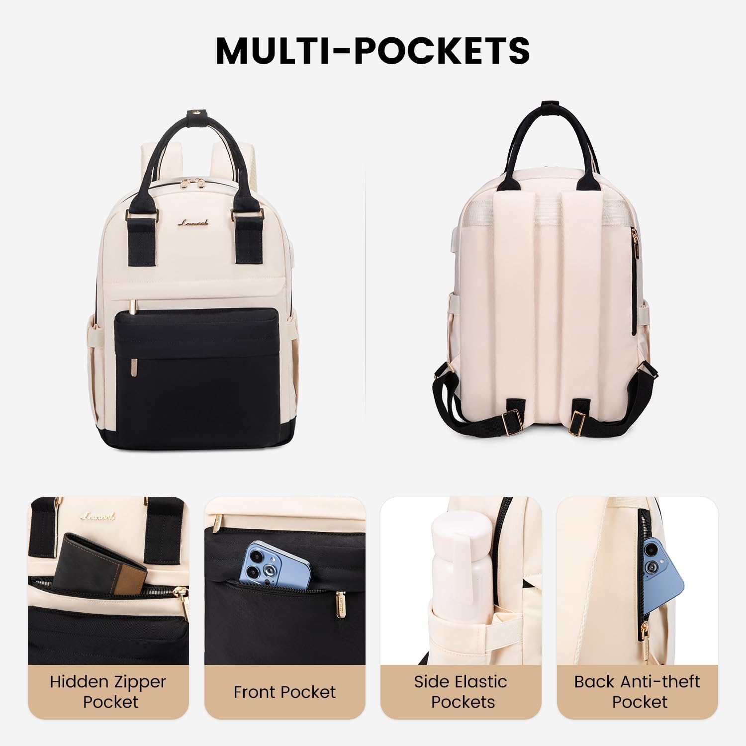 Thumbnail 1 de LOVEVOOK 13,3 Zoll Damenrucksack