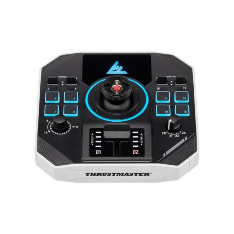 Detalle 2 de Palanca de vuelo Thrustmaster Sol-R 1: 44 botones programables y 3 ejes analógicos para simulación profesional