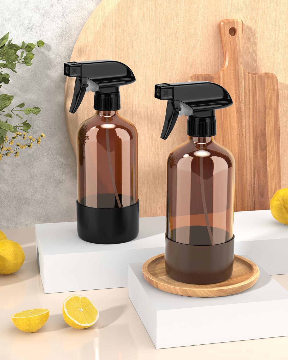 Thumbnail 5 de Bontip Amber Glass Spray Bottle 16 oz