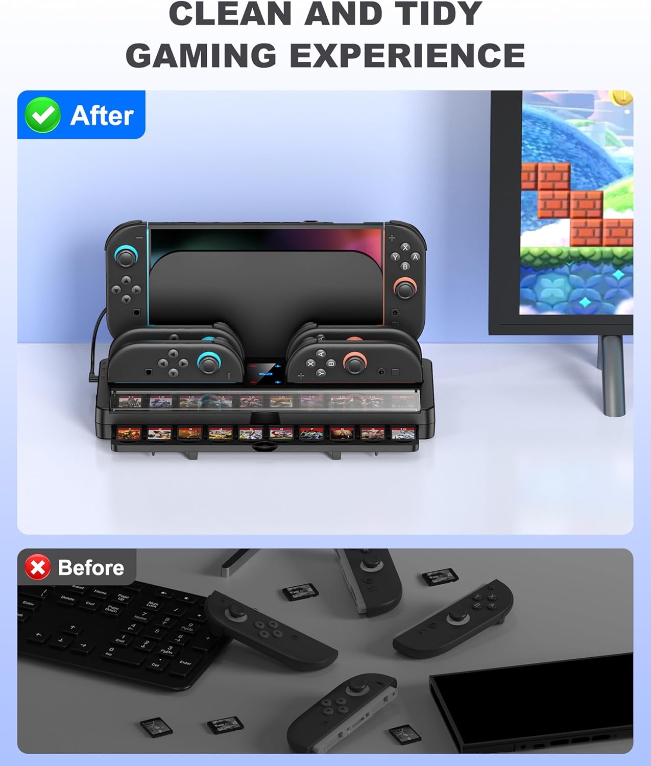 Thumbnail 3 de HELLCOOL Switch 2 Ladestation für Nintendo Switch 2 Controller