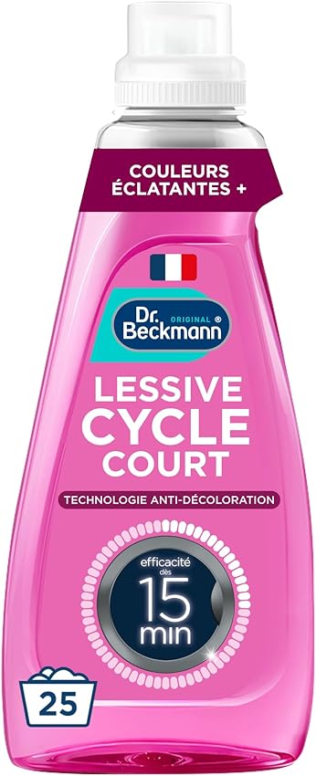 Detalle 2 de Dr. Beckmann Lessive Liquide Cycle Court 15 min ⚙