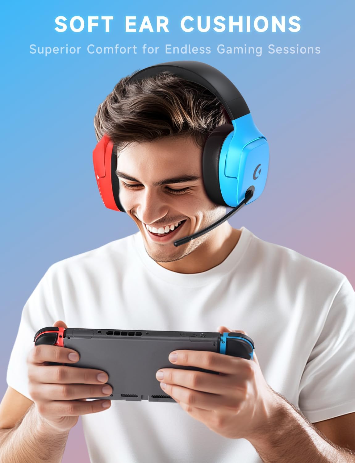 Thumbnail 5 de Gvyugke Captain 780 Wireless Gaming Headset, 50 mm Drivers, Bluetooth 5.3