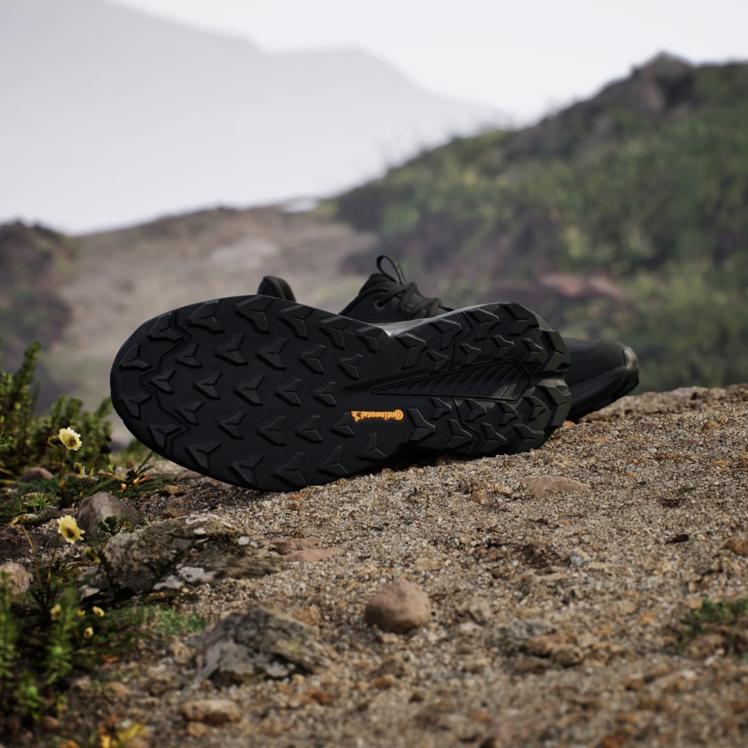 Detalle de Adidas Terrex Trailmaker 2.0 Leather Hiking Negro: Zapatilla para senderismo ligero
