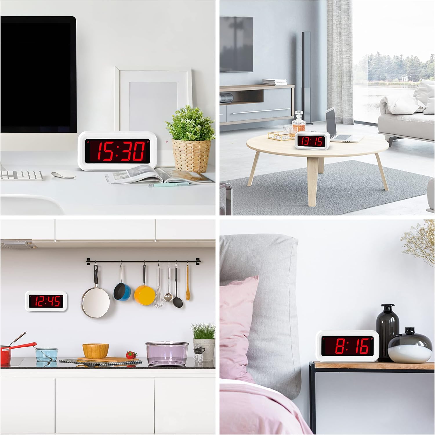 Thumbnail 6 de Digital Alarm Clock 1.2" LED Display