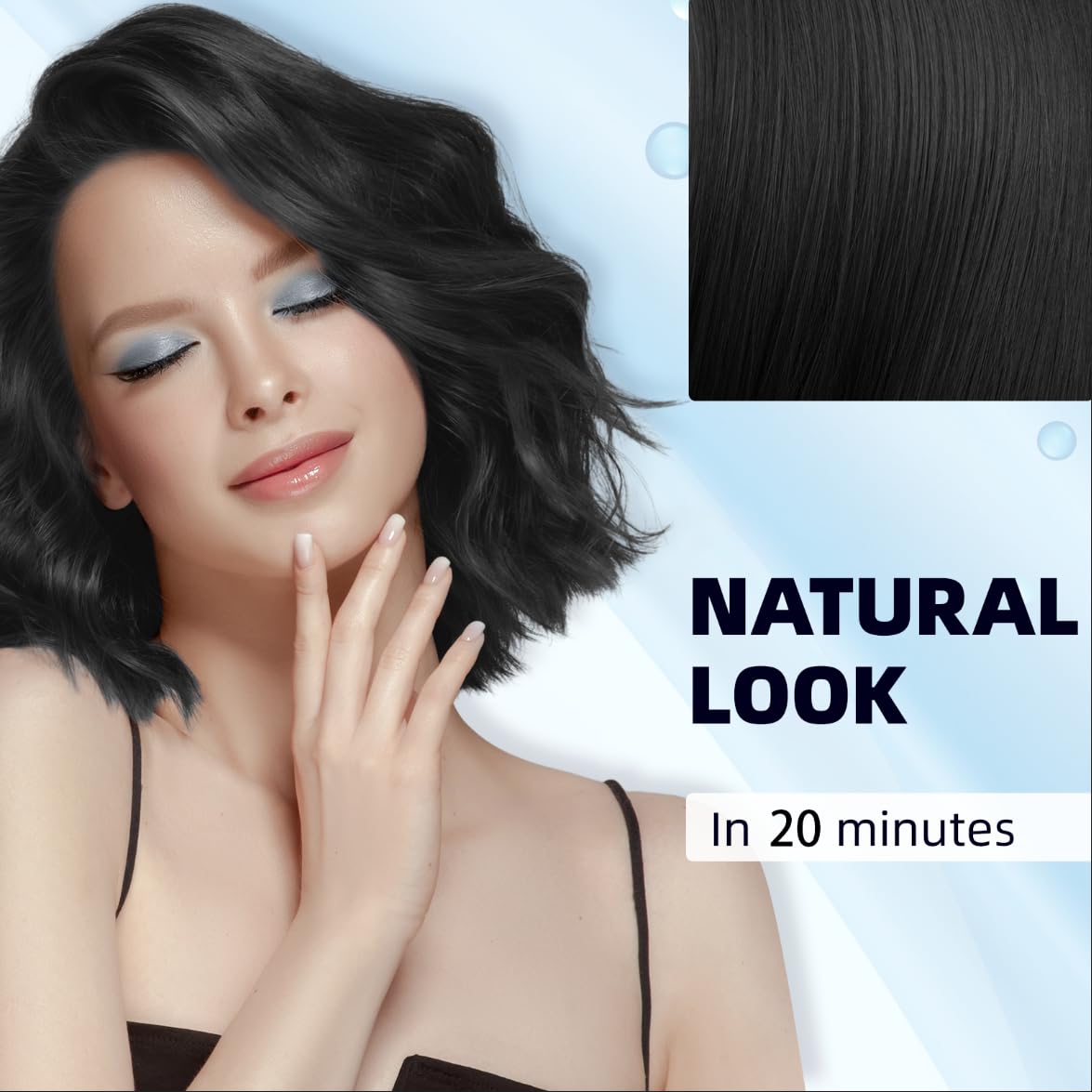 Thumbnail 1 de Ivnil 3-in-1 Black Hair Dye Shampoo for Gray Coverage