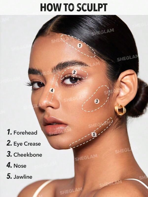 Detalle 1 de SHEGLAM Snatch 'n' Define Cream Contour Stick, Warm Honey