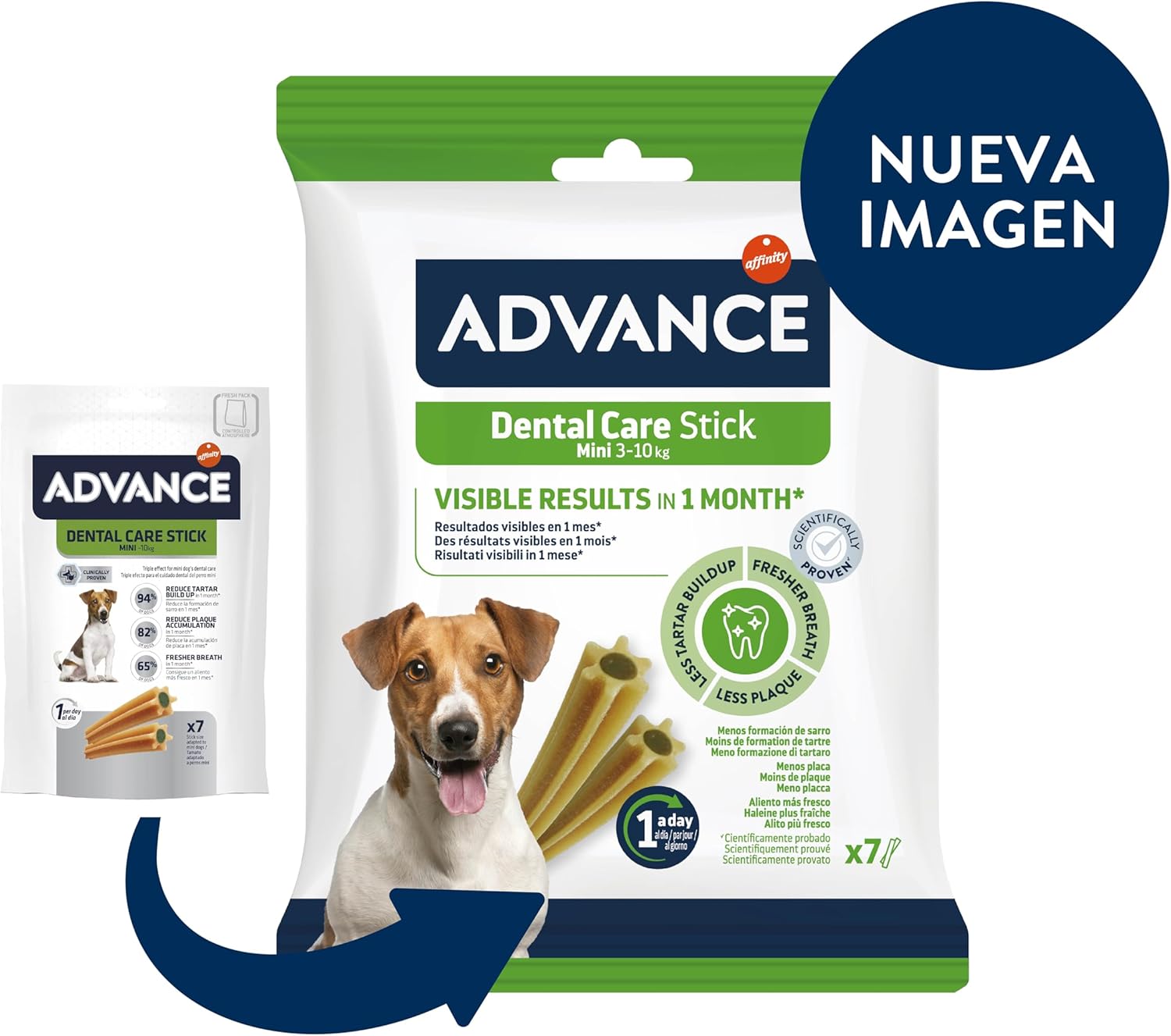 Detalle de Advance Dental Care Stick Mini Cani, Misto – 360 g
