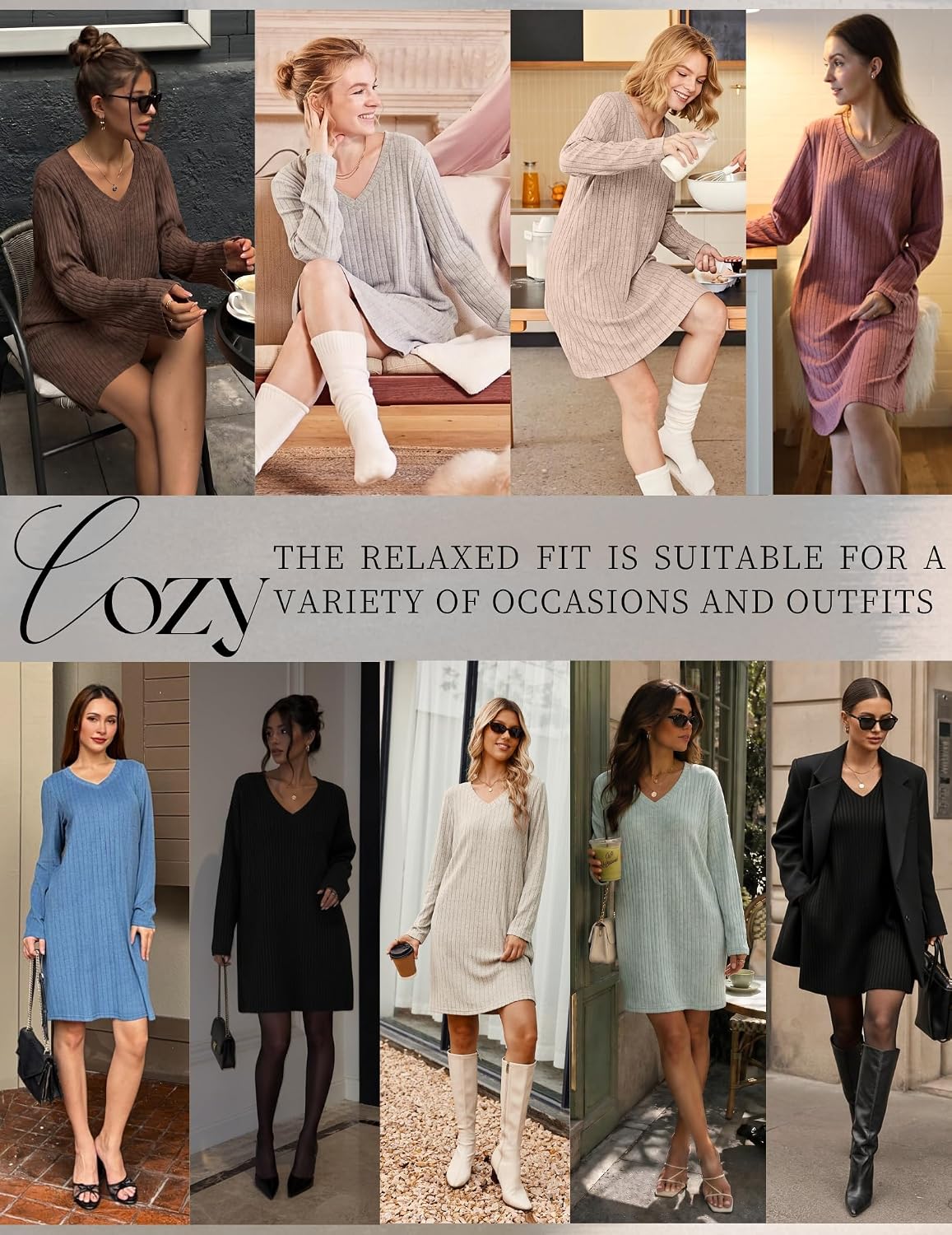 Detalle de Ekouaer Long-Sleeve Nightgown