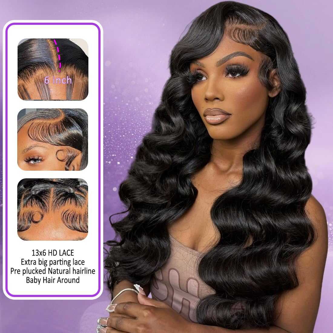 Thumbnail 6 de OVEOOZ 30 Inch Body Wave Lace Front Wig 🎀