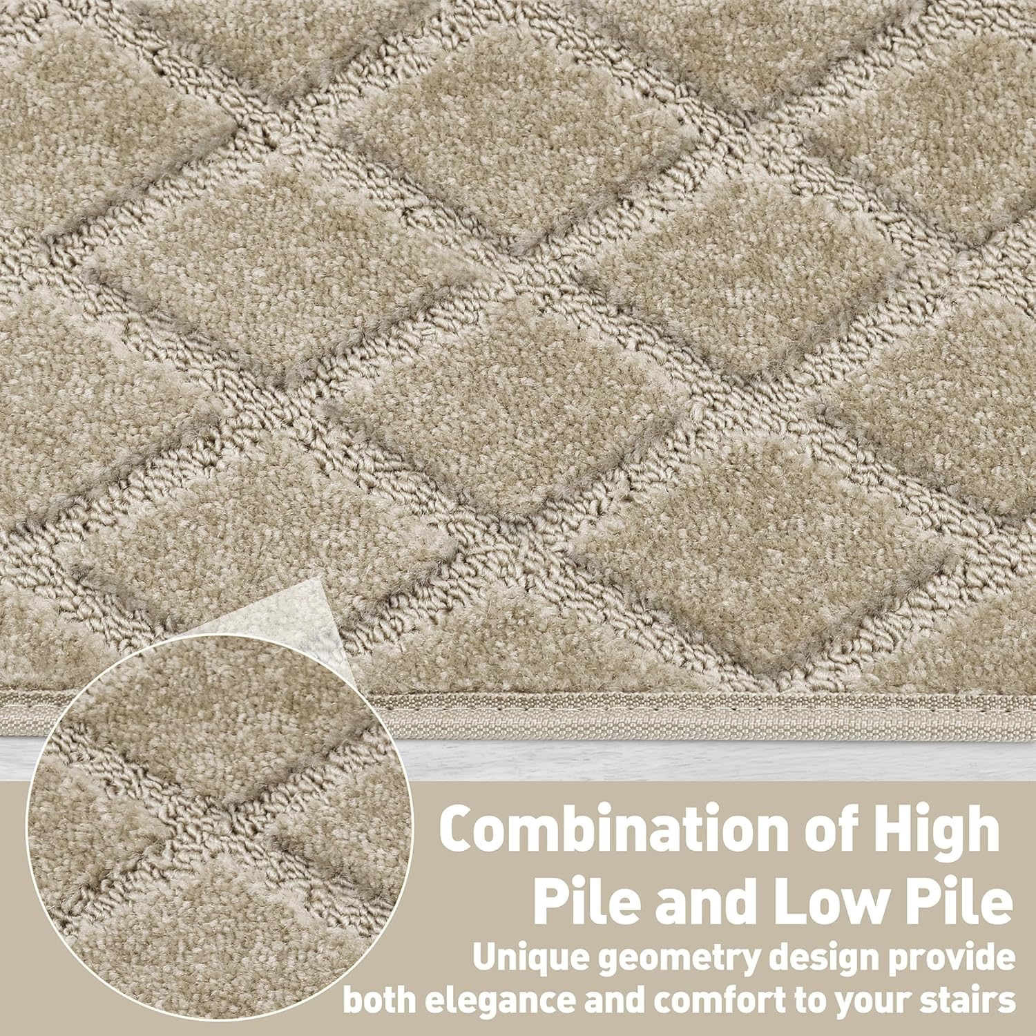 Thumbnail 4 de PURE ERA Bullnose Carpet Stair Treads 9.5" x 30" 🏠