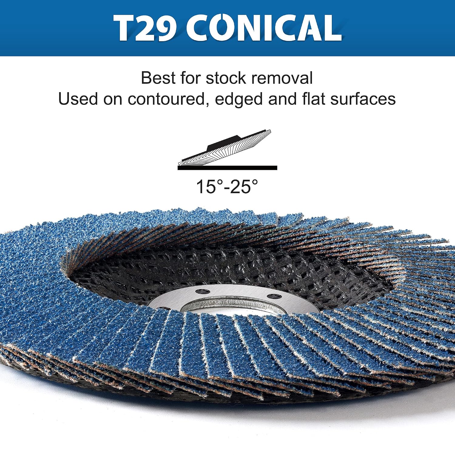 Thumbnail 4 de MIDO flap discs 125mm for angle grinders