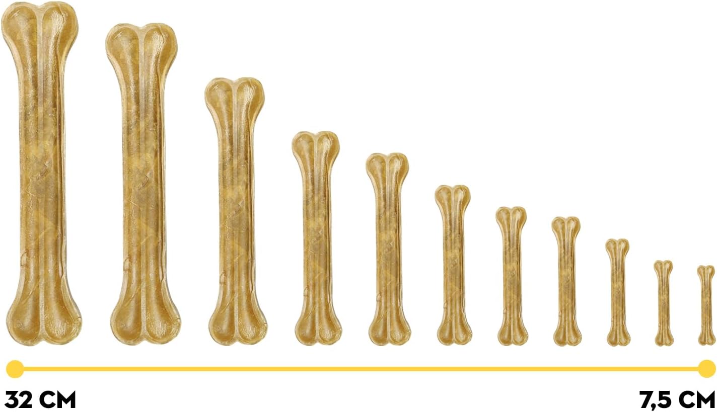 Thumbnail 1 de Croci King Bone 20 cm (190 g) – Kau- & Dentalstick aus natürlichem Rindsleder für freilaufende Hunde