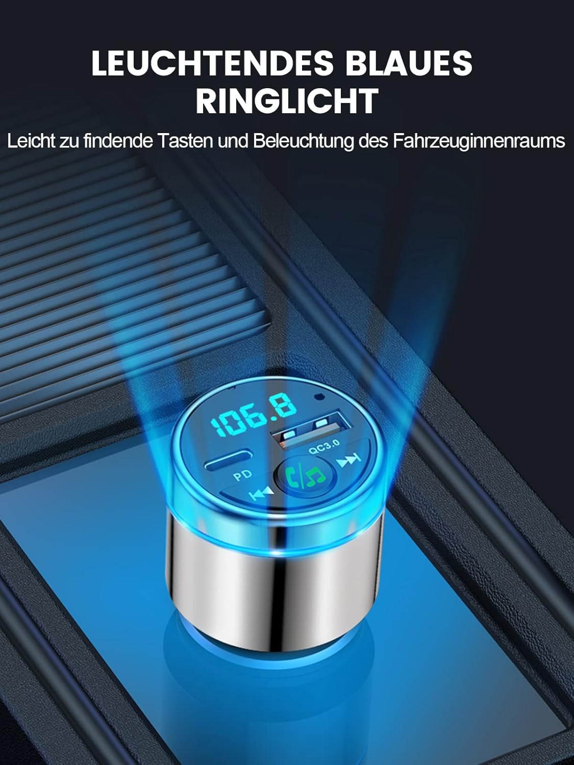Thumbnail 4 de Mohard FM Transmitter Bluetooth 5.3 30W