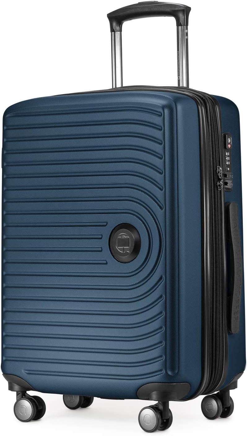 Detalle de Hauptstadtkoffer Mitte – bagaglio a mano 55x40x23 cm con TSA e 4 ruote, blu scuro