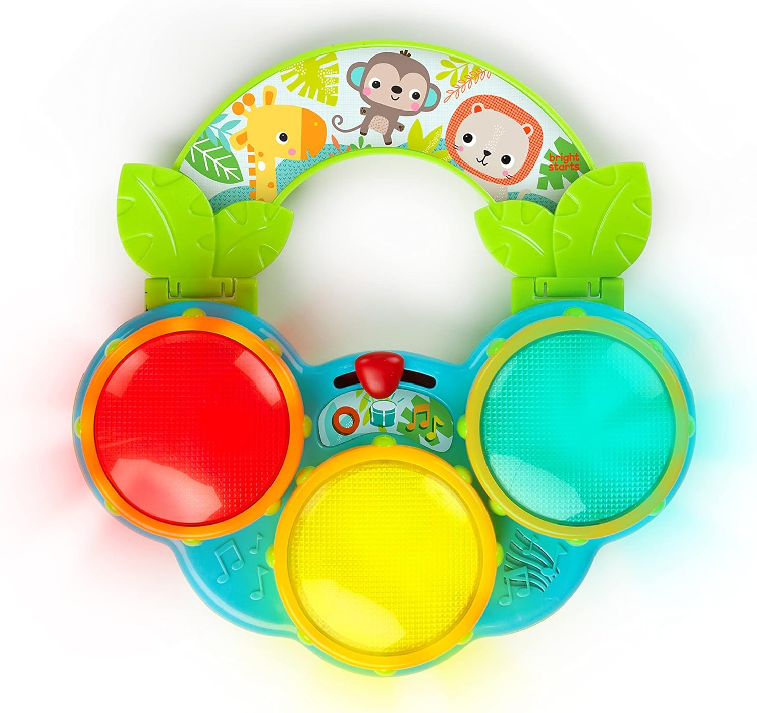 Thumbnail 1 de Bright Starts Safari Beats Musical Drum Toy with Lights