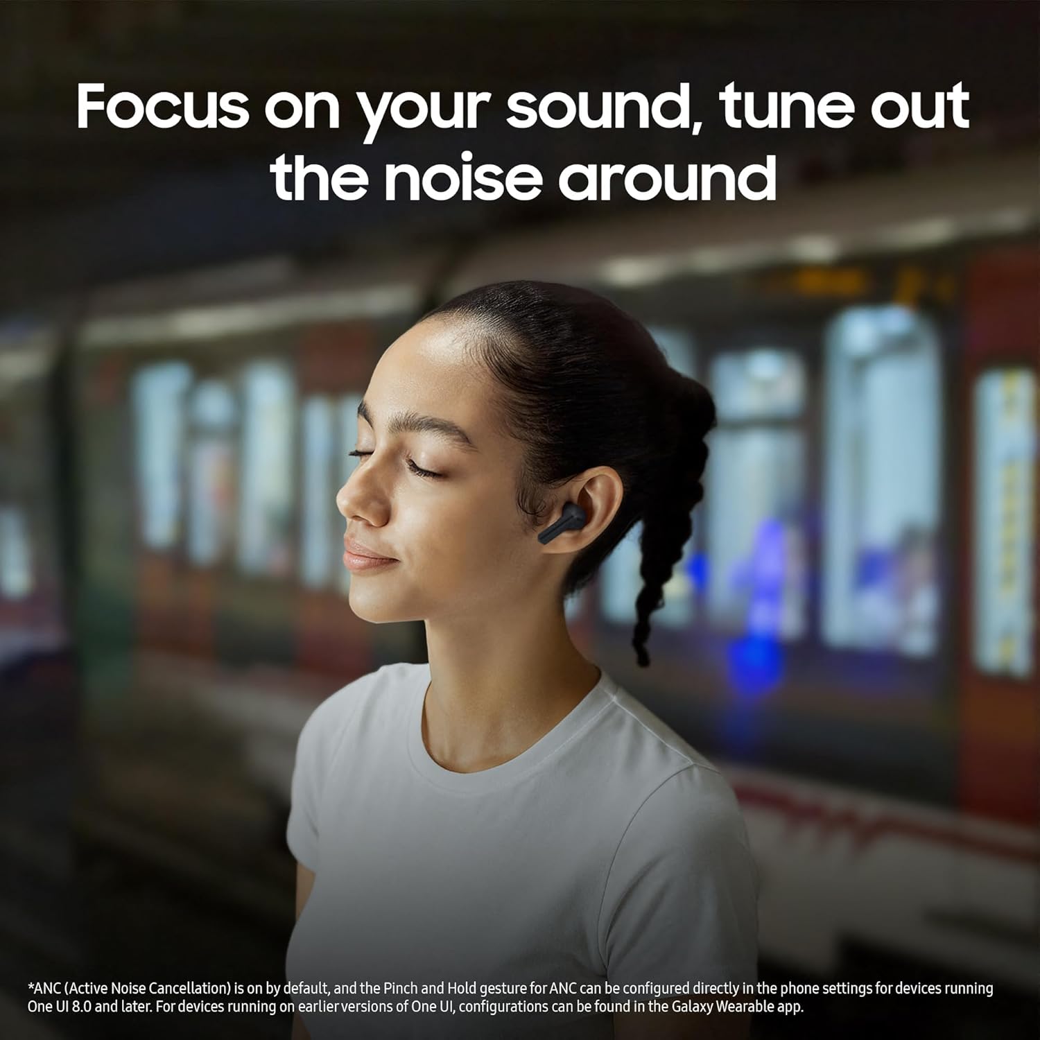 Thumbnail 5 de Samsung Galaxy Buds3 FE wireless earbuds (Grey) with Active Noise Cancelling and 3-year extended warranty (UK version)