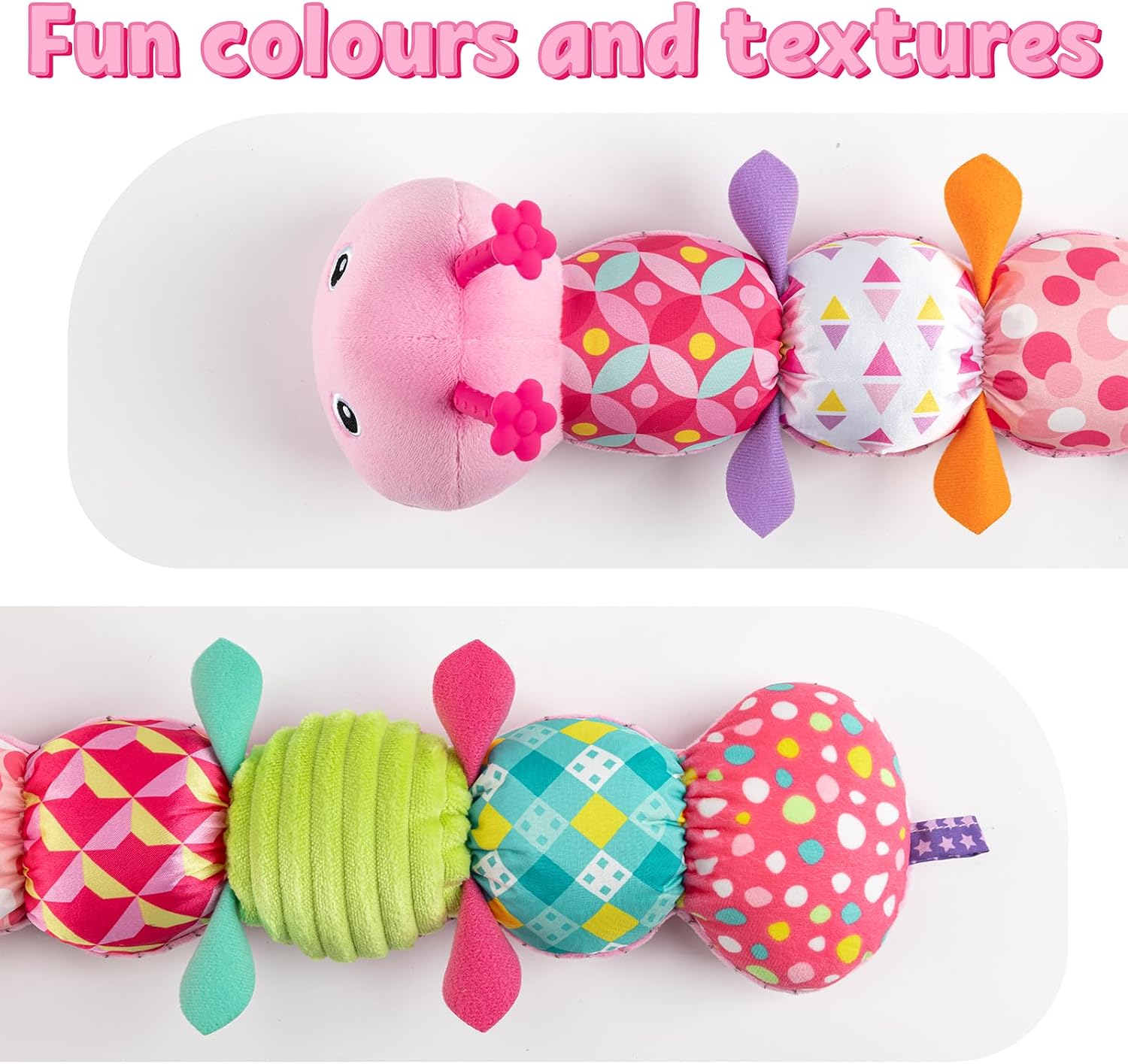 Thumbnail 4 de LightDESIRE Baby Toys Musical Caterpillar — Plush Sensory Cat Caterpillar for Tummy Time