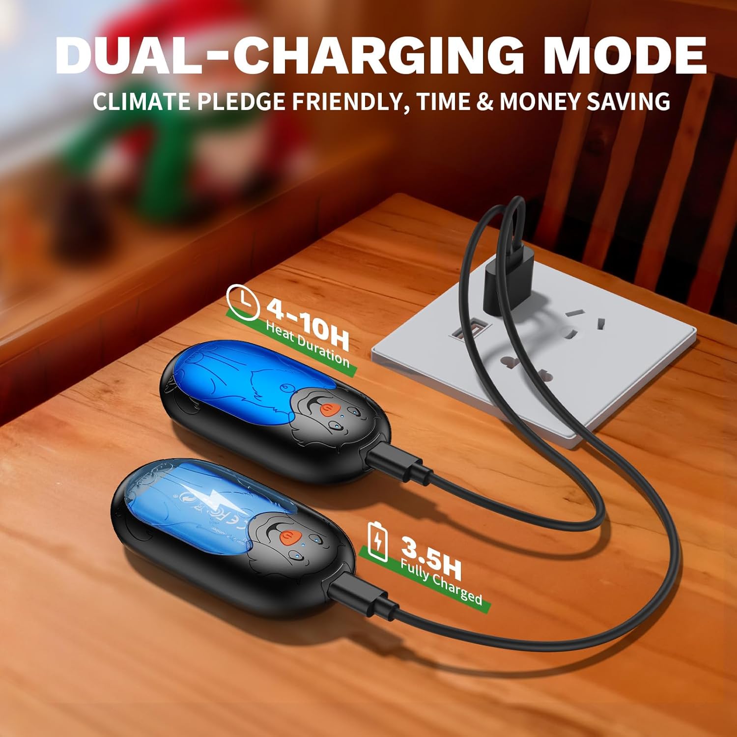 Detalle de DAXING Hand Warmers 24‑Hour Rechargeable