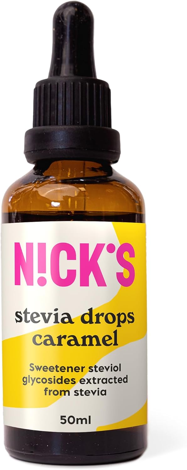 Detalle de N!CK'S Stevia Líquida Caramelo 50 ml