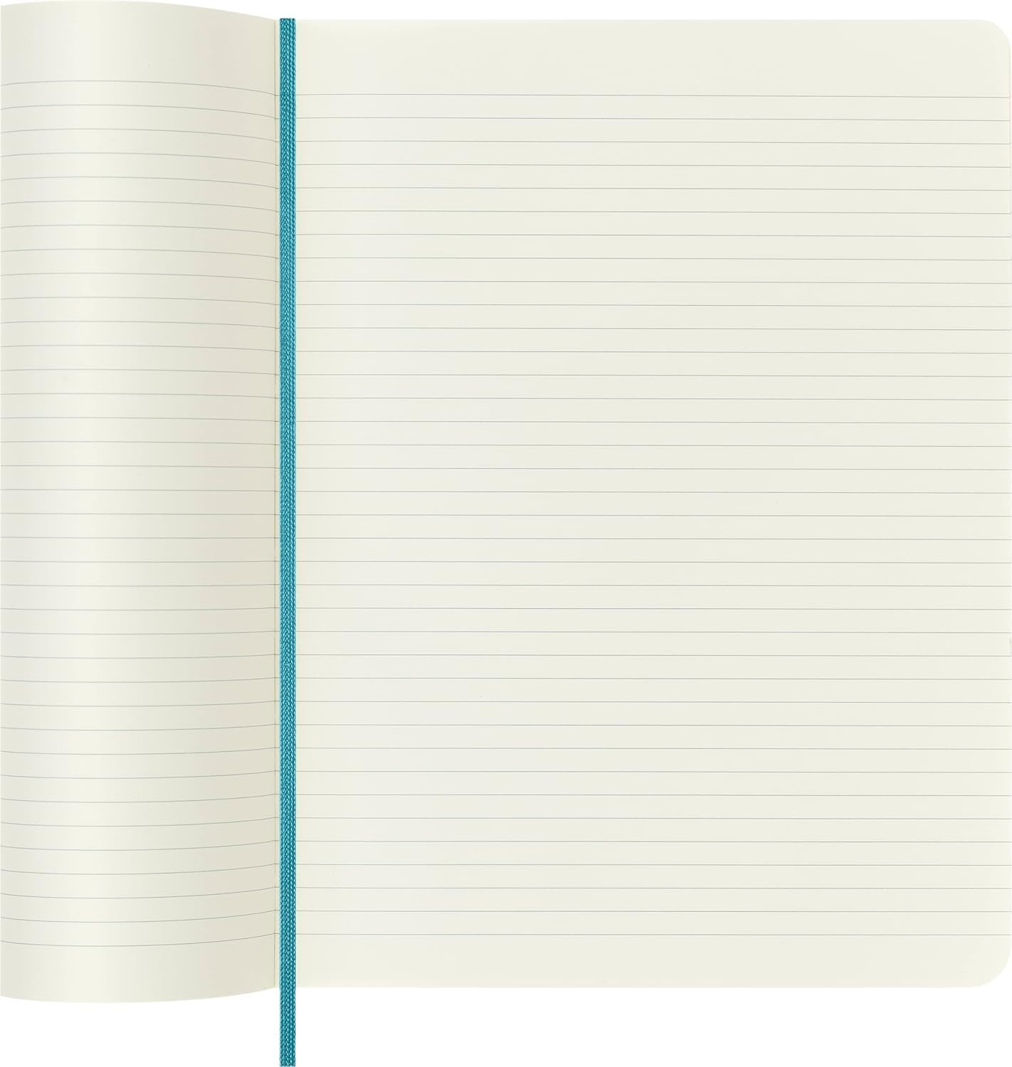 Thumbnail 5 de Moleskine Classic Ruled Notebook, Soft Cover in Reef Blue, Extra Large 19 x 25 cm