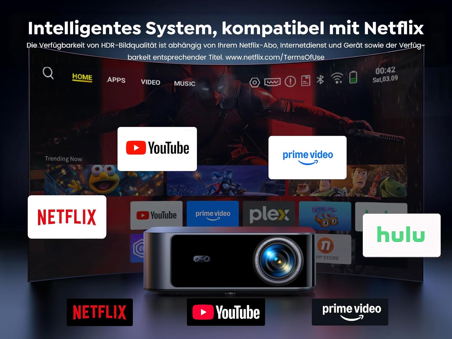 Detalle 2 de Beamer Toptro 1200 ANSI 4K