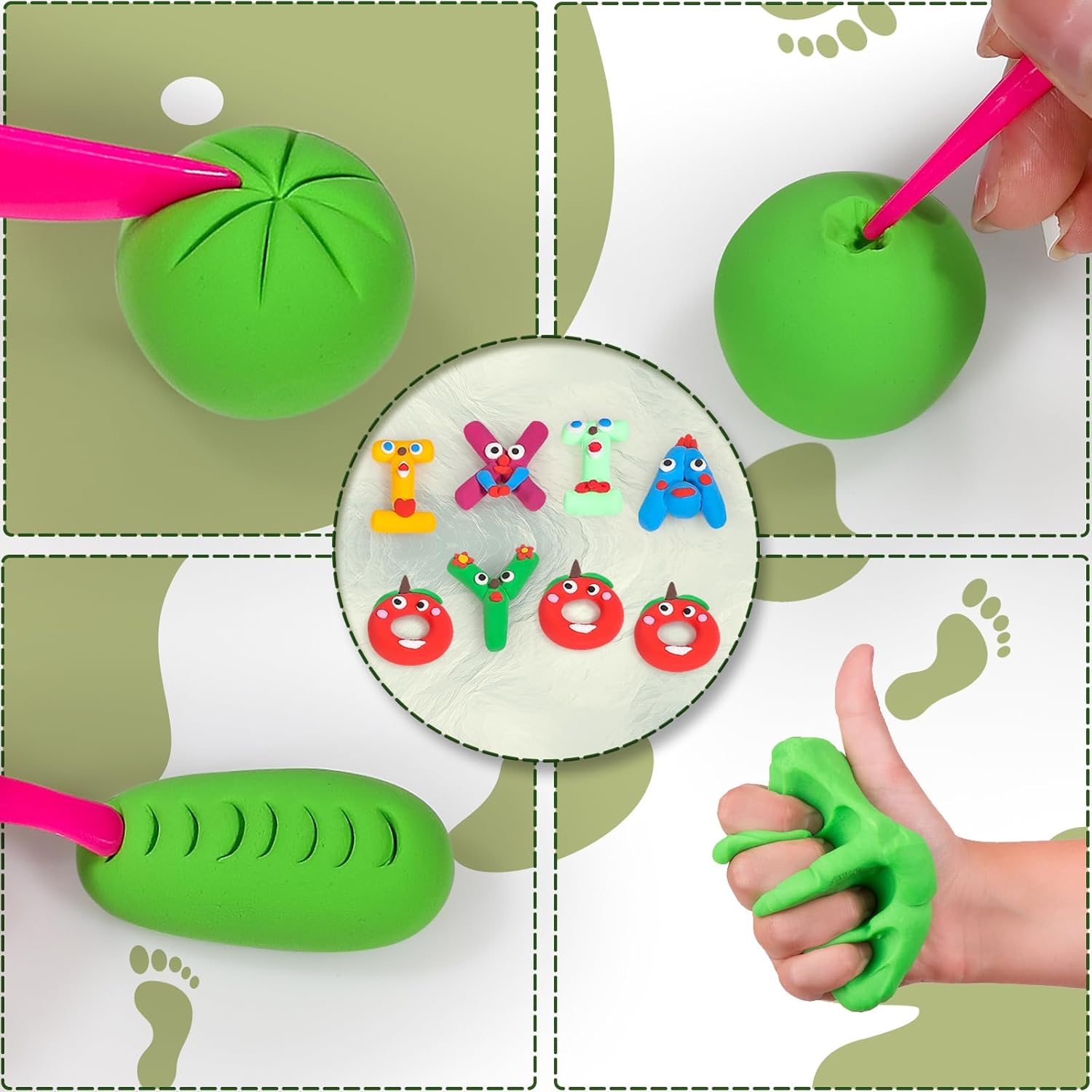 Thumbnail 2 de Ixiaoyoo Air Dry Clay Kit 92-colour set for kids 🎨