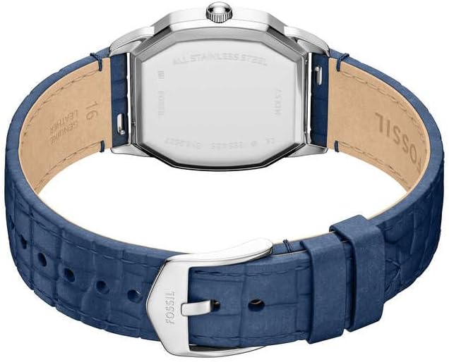 Detalle de FOSSIL Harlow Damen-Uhr mit Quarzwerk und Mineralglas (Edelstahl oder Lederarmband)