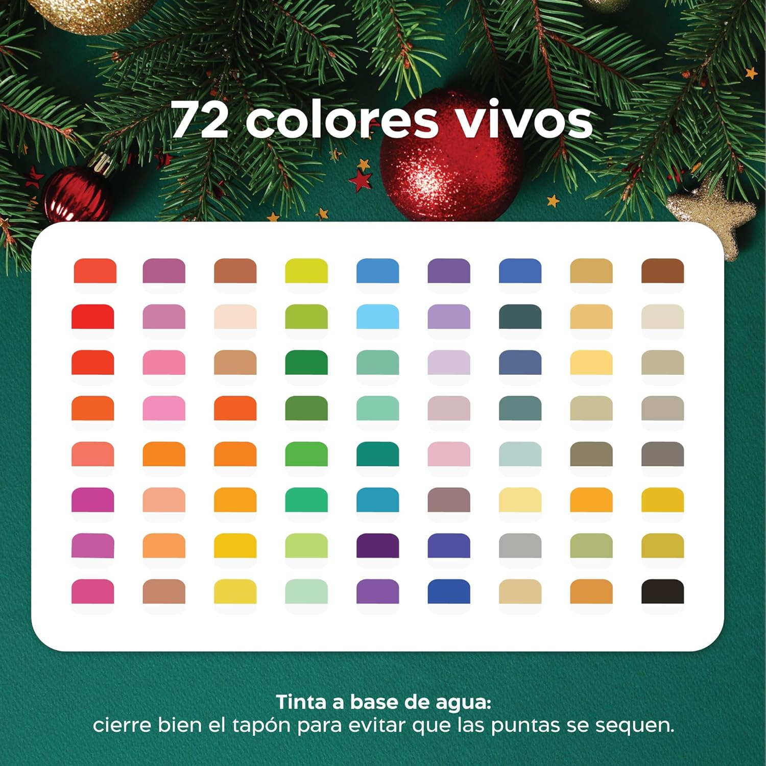 Thumbnail 1 de Zenacolor Rotuladores Acrílicos Doble Punta 72 Colores
