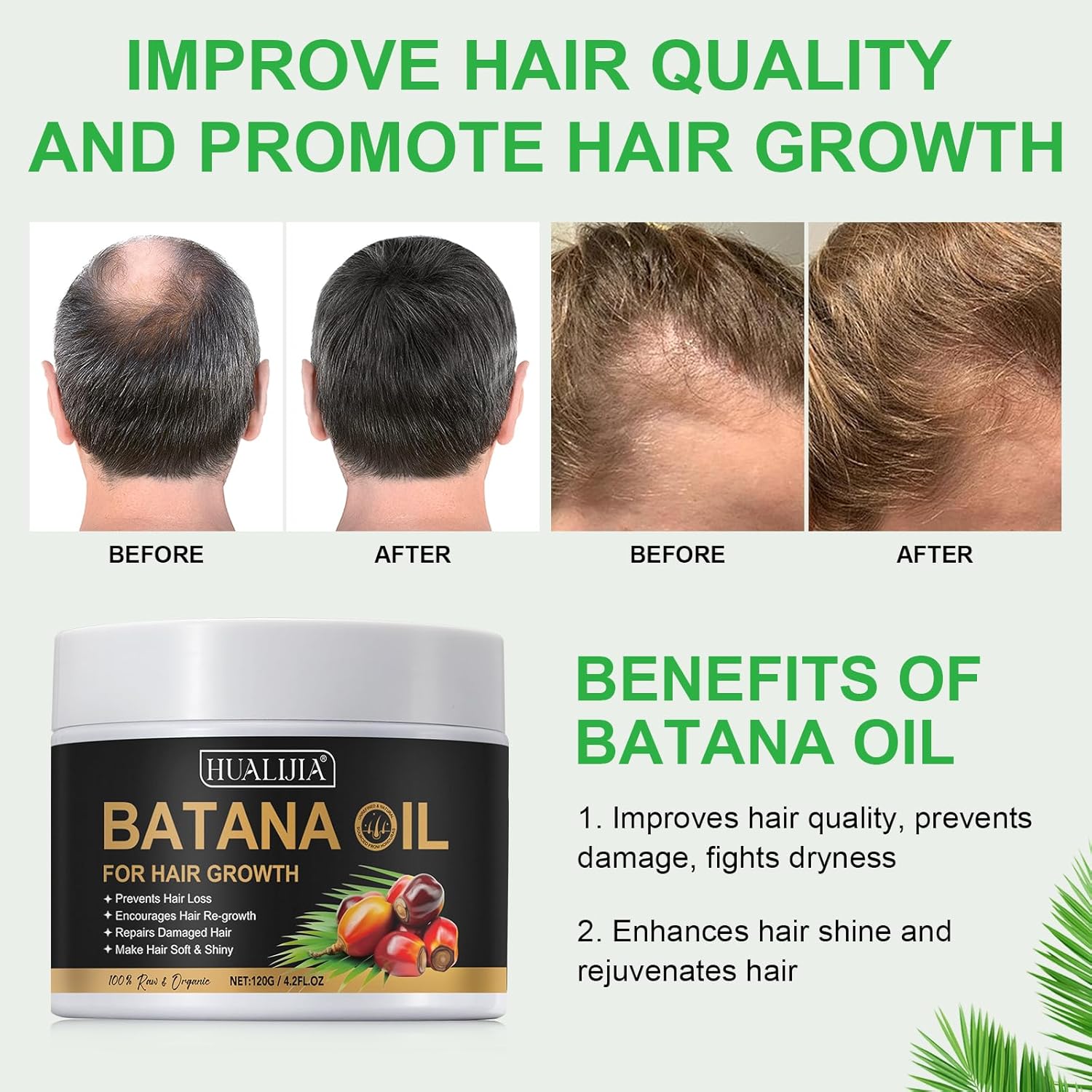 Detalle de Olio di Batana per Capelli Puro 120 g – stimola la crescita, dona spessore e gestibilità