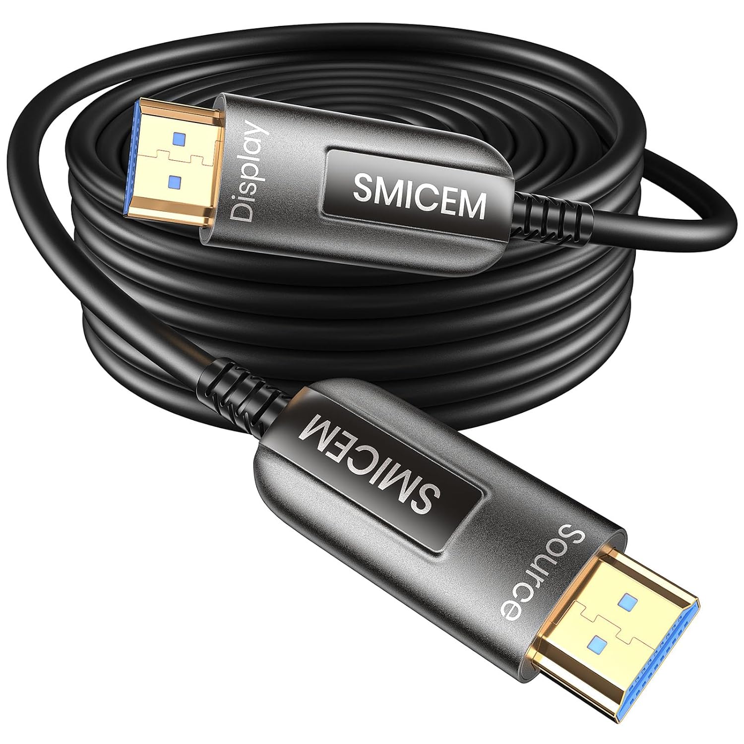 Detalle de SMICEM 8K HDMI Fibre Optic Cable 30M 48Gbps
