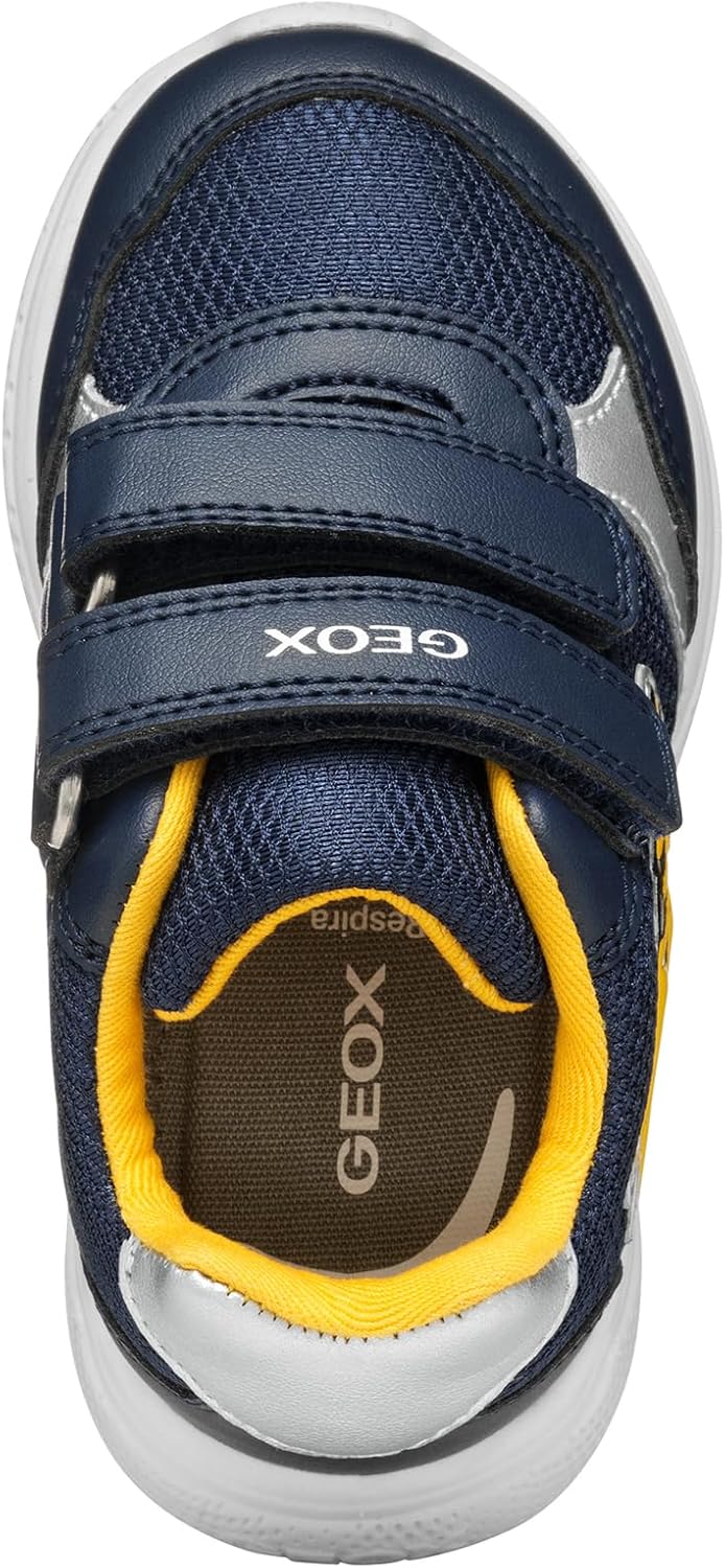 Thumbnail 4 de Geox B SPRINTYE Boy B – Basket bébé jeunes Navy/DK Yellow