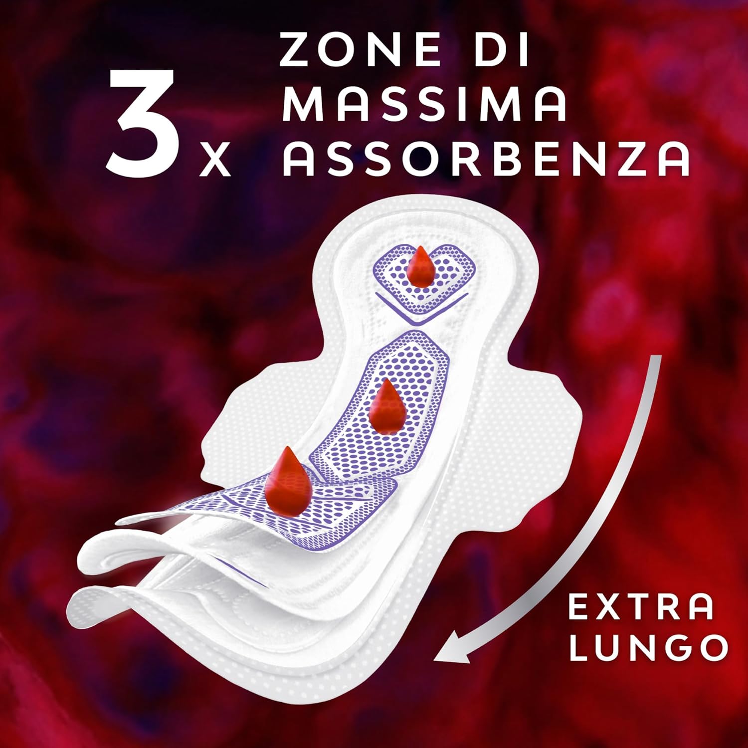 Thumbnail 2 de NUVENIA Ultra Notte Ali 60 Assorbenti – Maxi Scorta per Protezione Notturna