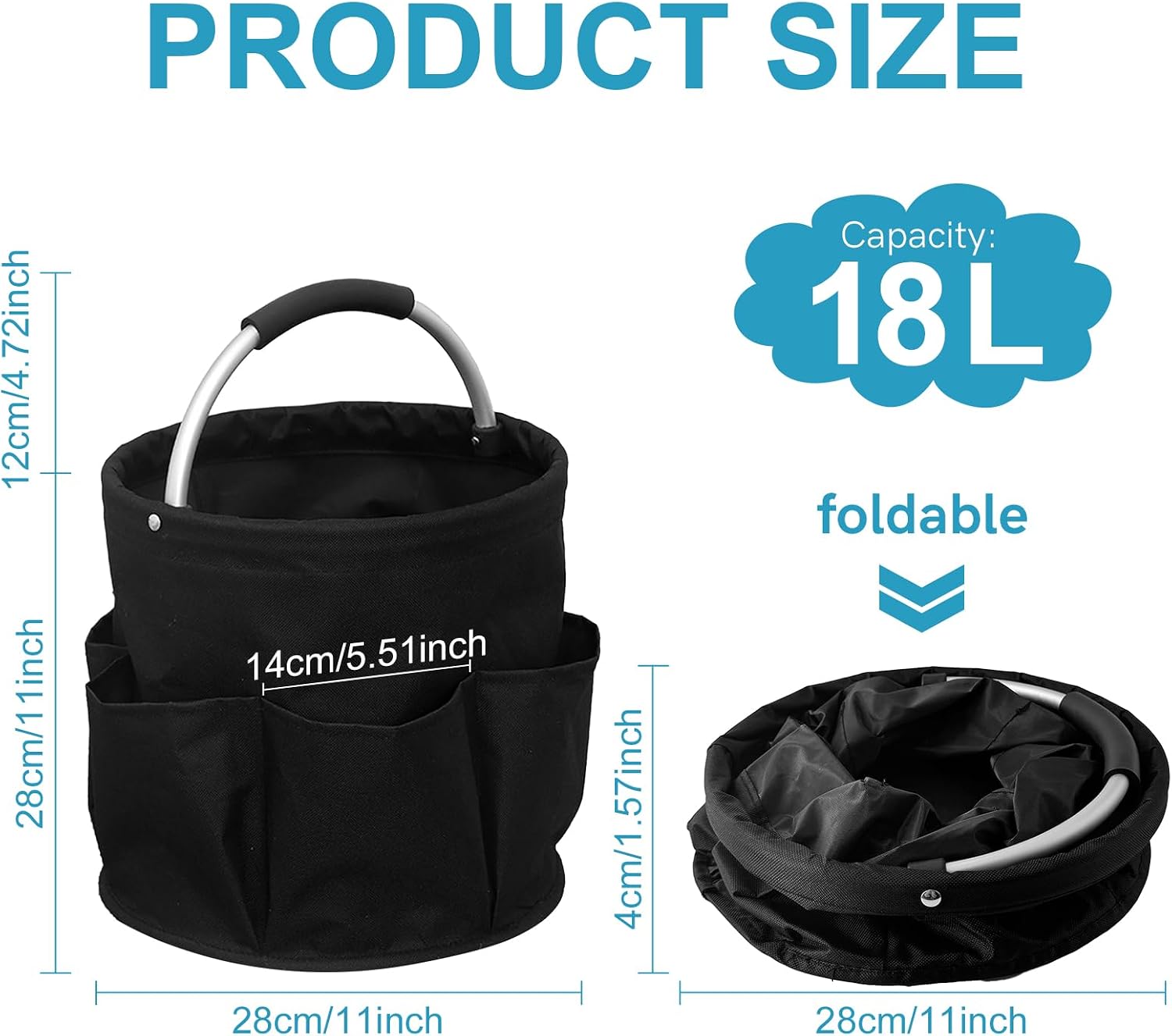 Thumbnail 1 de Wanheart Cleaning Caddy with Handle 18L